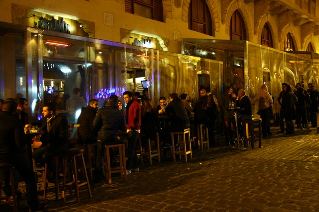 Uruguay Street on Friday Night 
